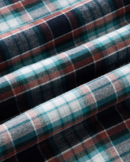 The Shore Shirt in Harbor Check Portuguese Flannel
