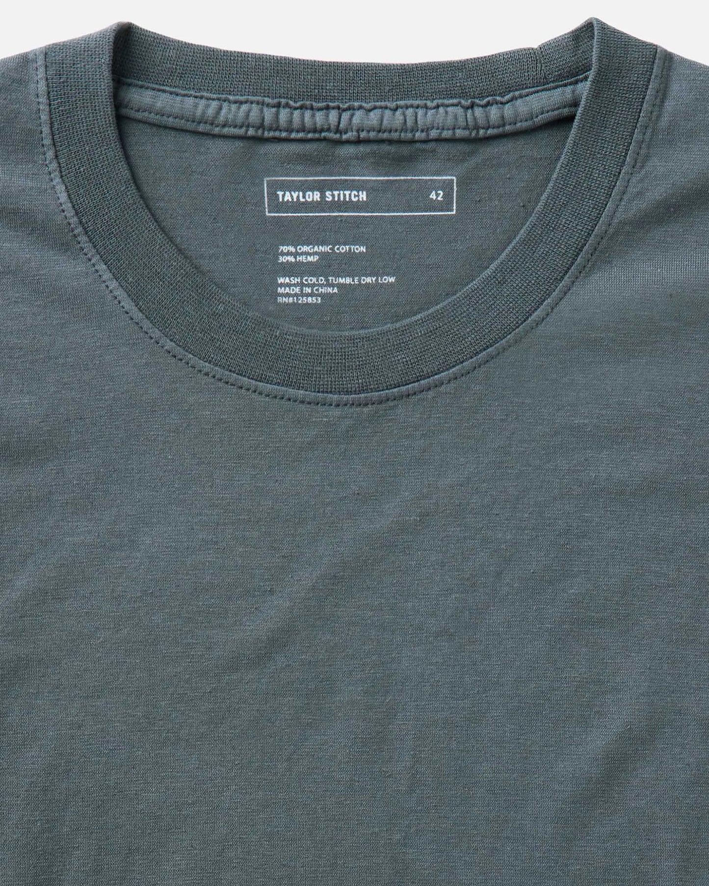 The Cotton Hemp Tee in Navy