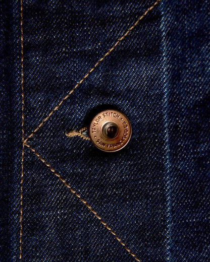 The Long Haul Jacket in Rinsed Organic Selvedge
