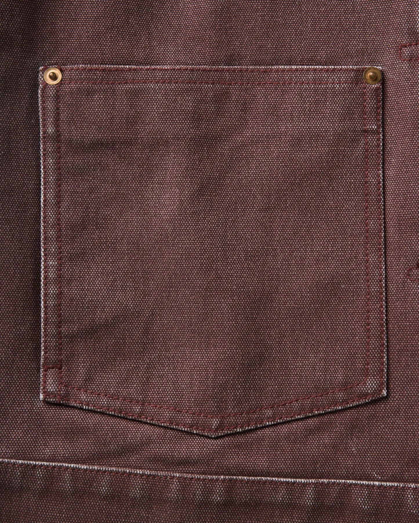 The Ryder Jacket in Burgundy Chipped Canvas