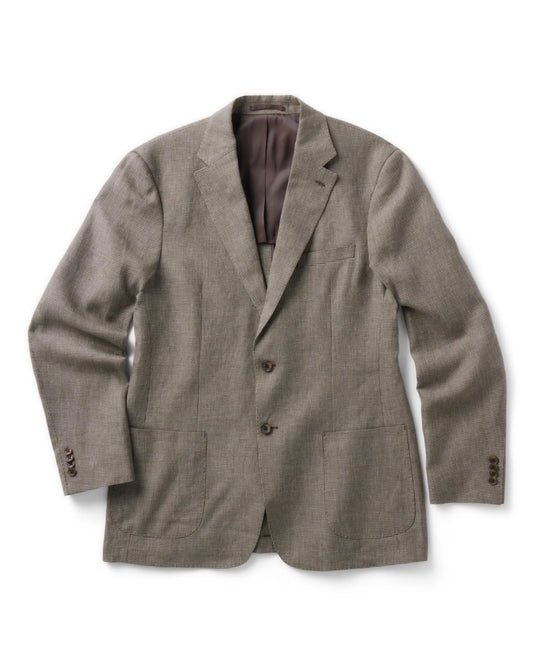 The Stevens Sportcoat in Morel Micro Check