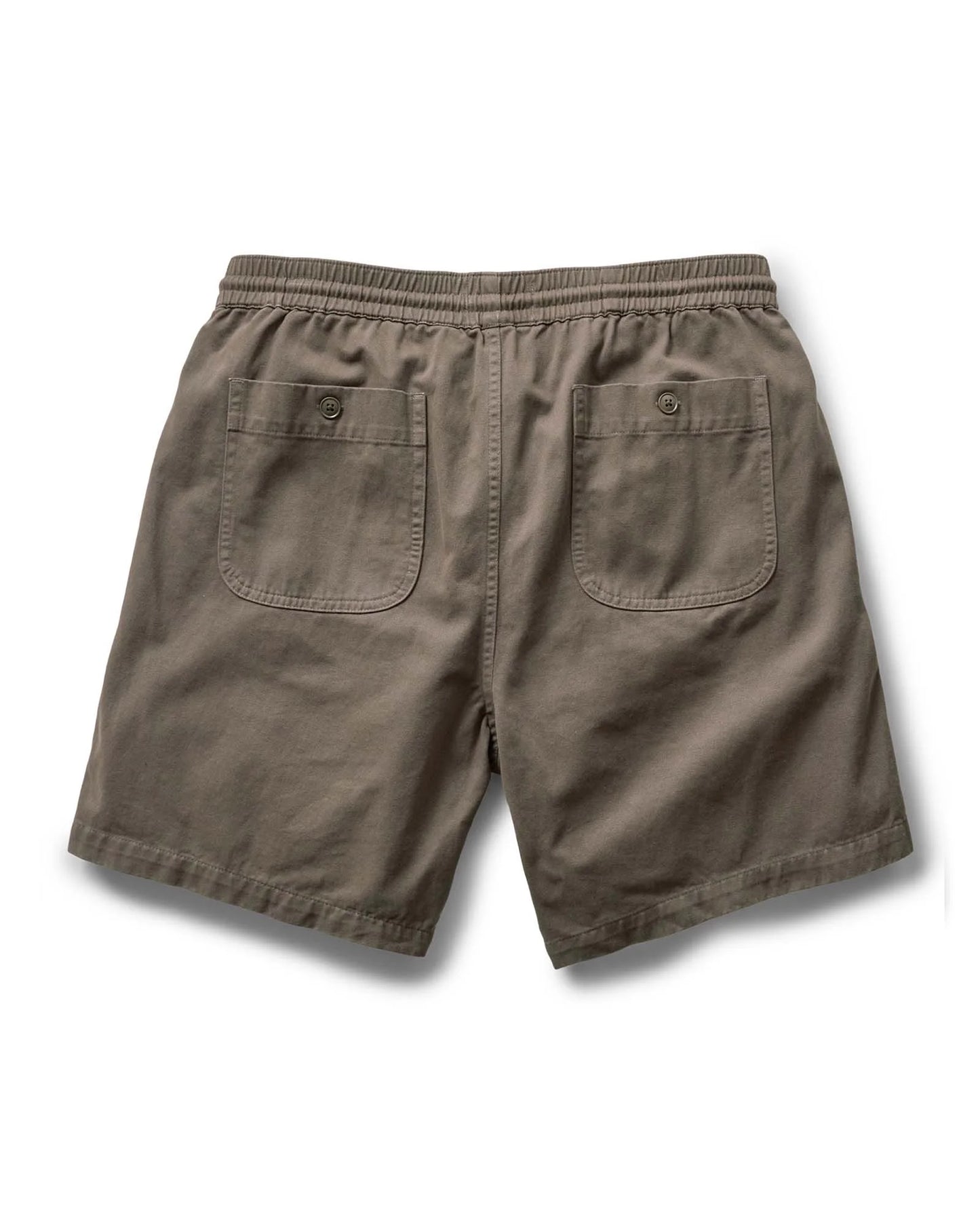 The Apres Short in Organic Espresso Foundation Twill