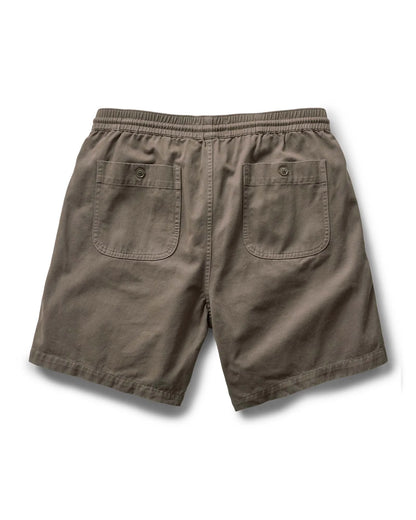 The Apres Short in Organic Espresso Foundation Twill