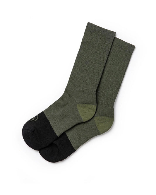 The Merino Sock in Olive