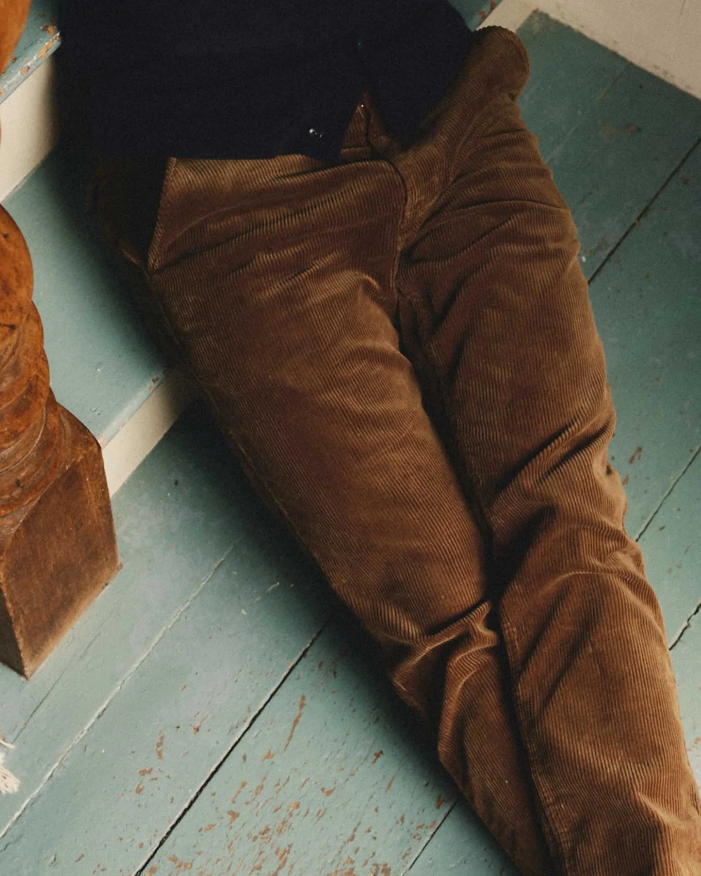 The Carnegie Pant in Bourbon Corduroy