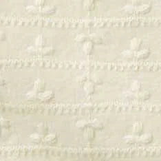 The Davis Shirt in Vintage White Embroidered Stripe