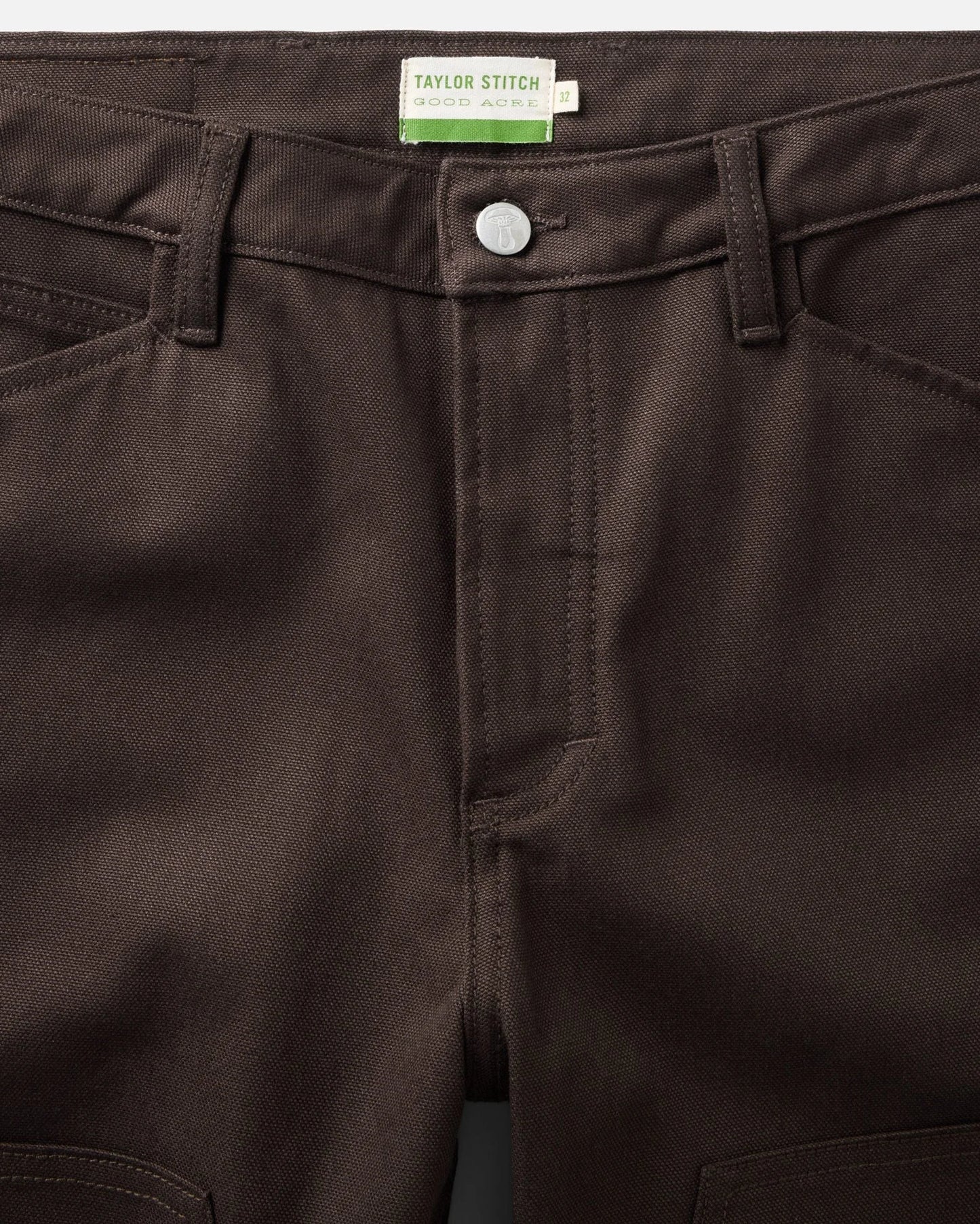The Good Acre Chore Pant in Coffee Canvas