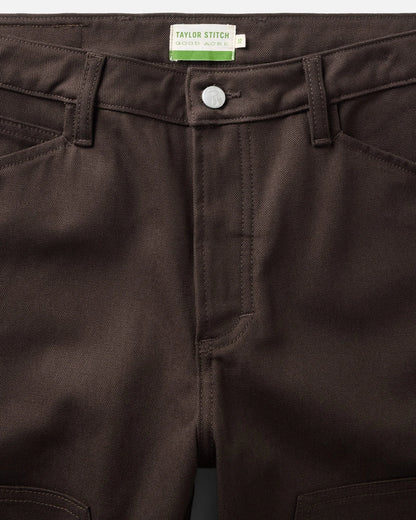 The Good Acre Chore Pant in Coffee Canvas