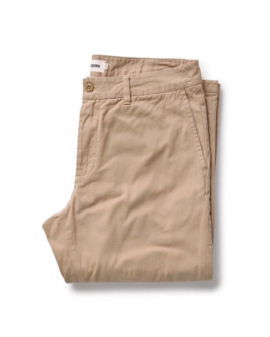 The Straight Foundation Pant in Organic Khaki