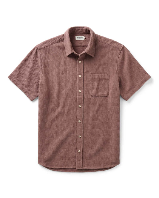 The Short Sleeve California in Redwood Hacci
