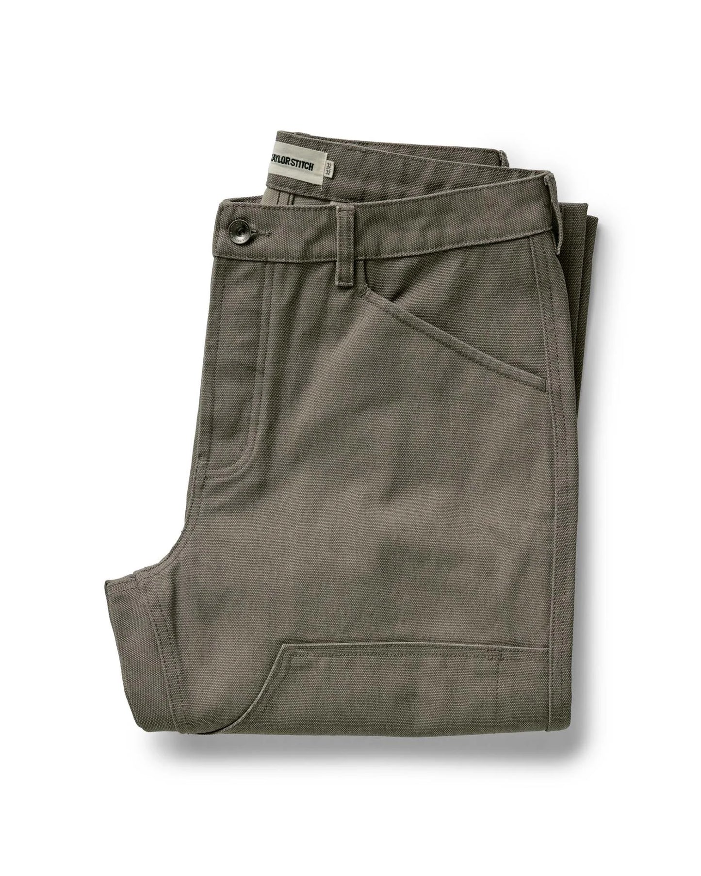 The Chore Pant in Stone Chipped Canvas
