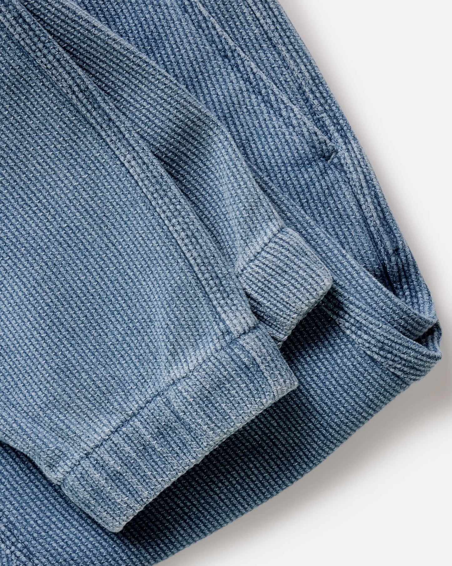 The Apres Pant in Washed Indigo Sashiko