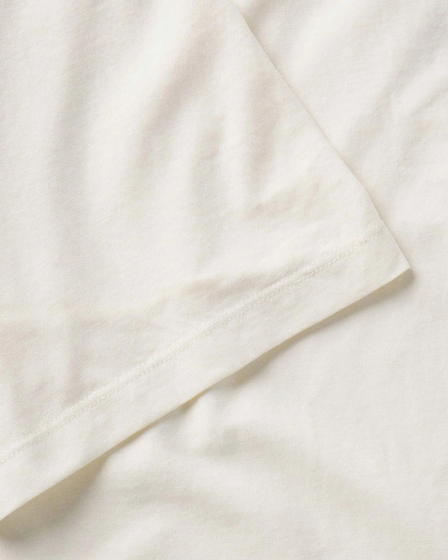The Cotton Hemp Polo in Vintage White