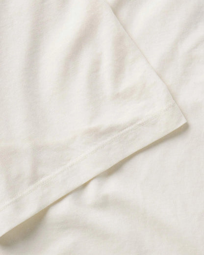 The Cotton Hemp Polo in Vintage White