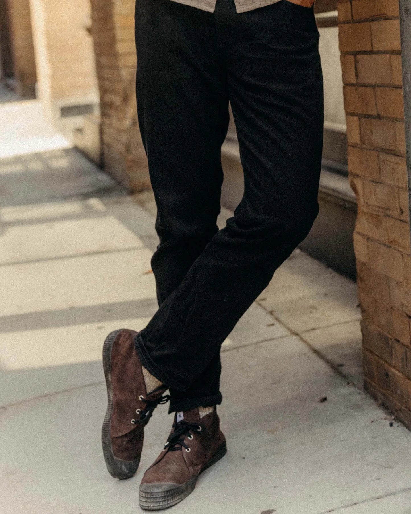 The Slim Jean in Rigid Black Organic Selvedge