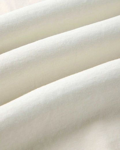 The Cotton Hemp Tee in Vintage White