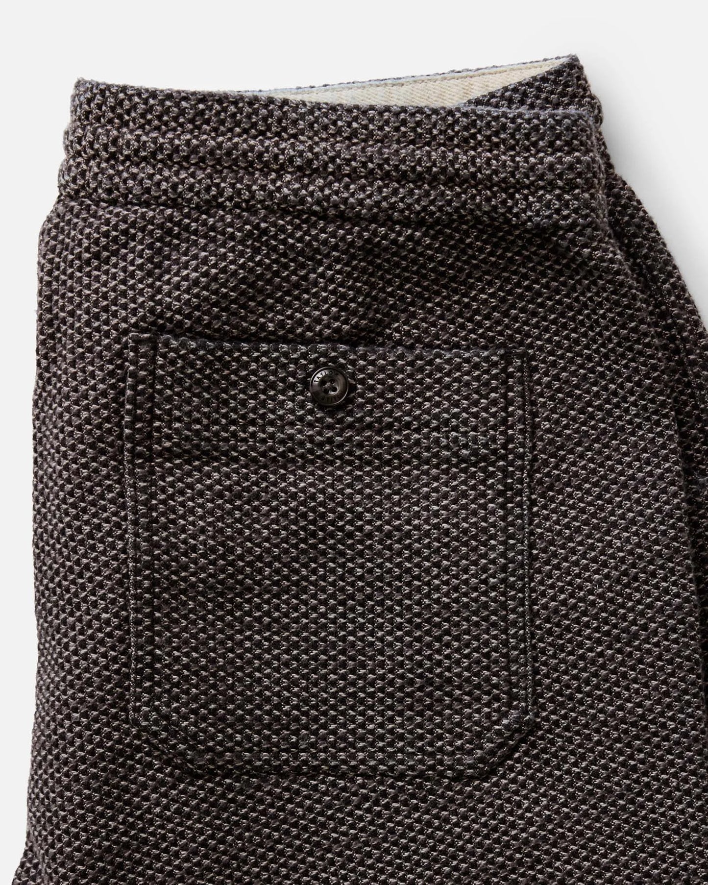The Breakwater Pant in Charcoal Sashiko
