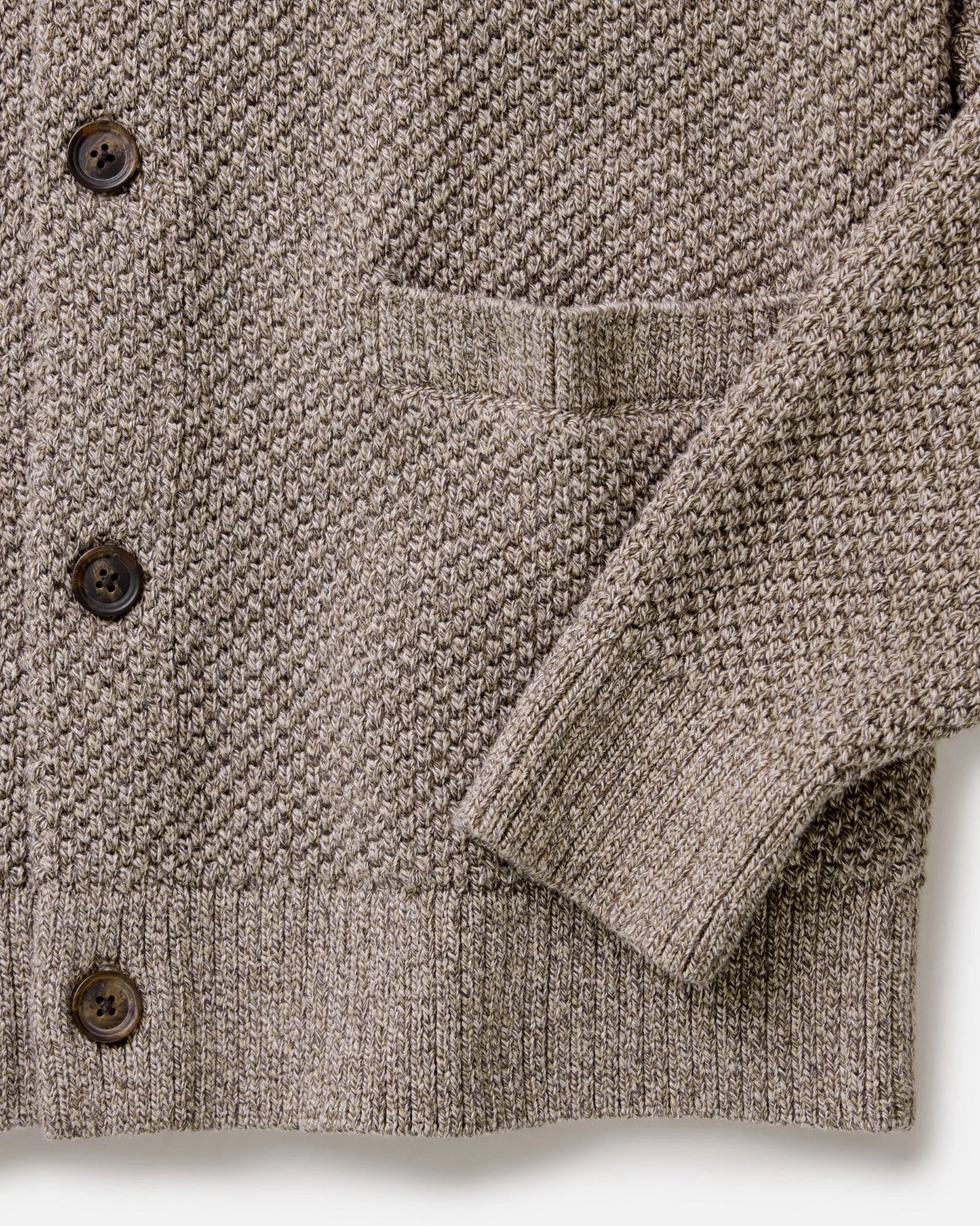 The Crawford Sweater in Coffee Twist