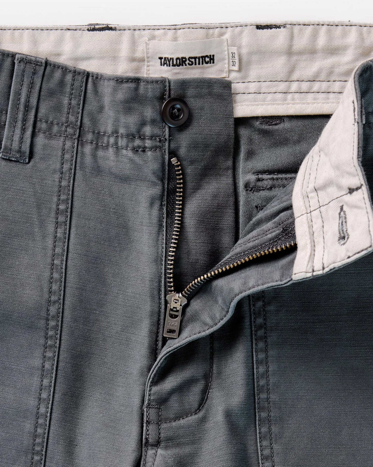 The Surplus Pant in Faded Black Reverse Sateen