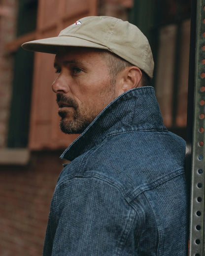The Ryder Jacket in Japanese Washed Indigo Sashiko