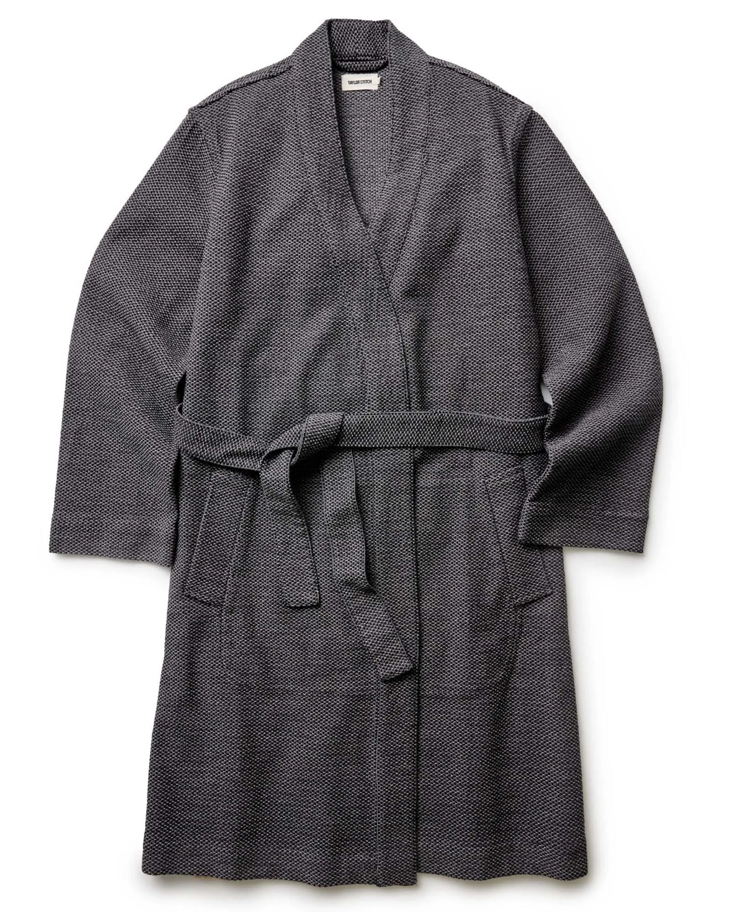 The Apres Robe in Charcoal Sashiko