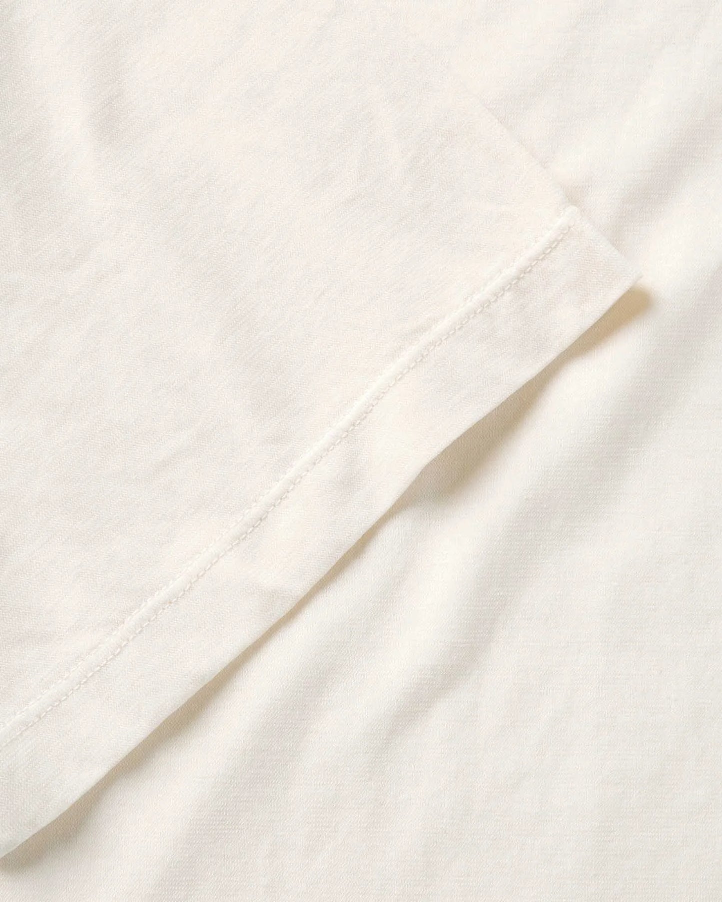 The Cotton Hemp Tee in Vintage White