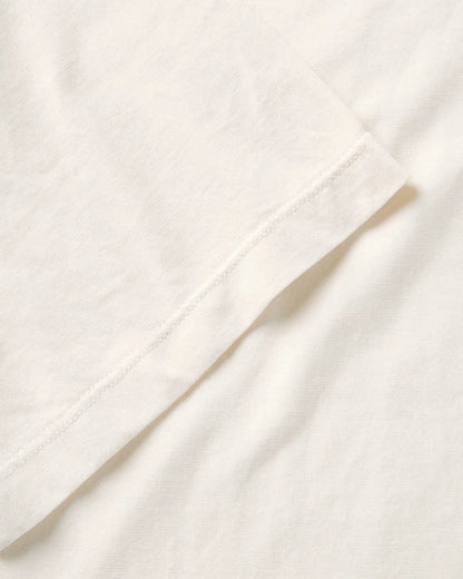 The Cotton Hemp Tee in Vintage White