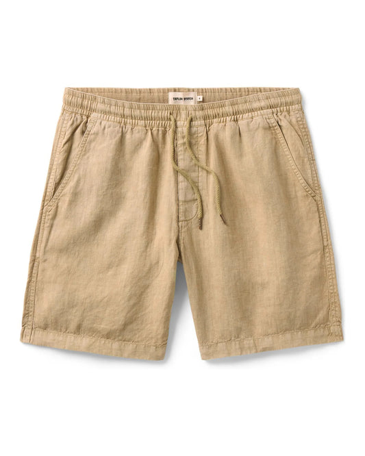 The Apres Short in Field Khaki Hemp