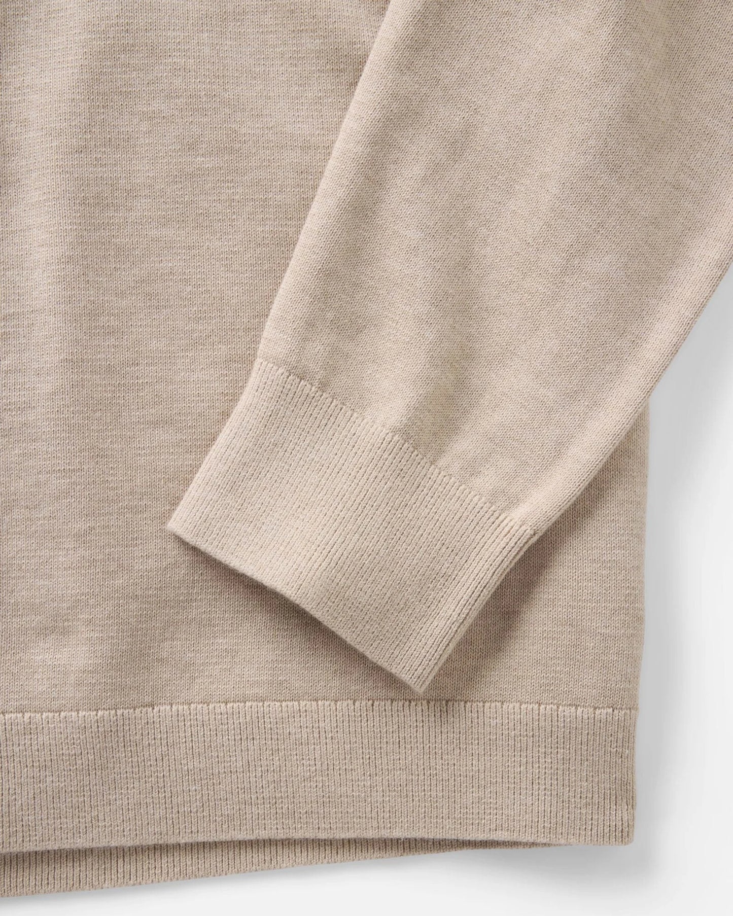 The Nichols Polo in Sable Cotton Cashmere