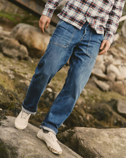 The Mariner Jean in Drift Wash Organic Selvedge