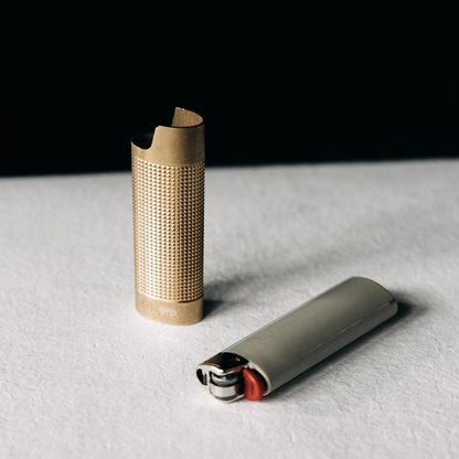 The Lighter Sleeve in Brass