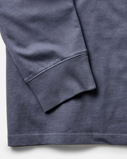The Organic Cotton Long Sleeve Tee in Navy