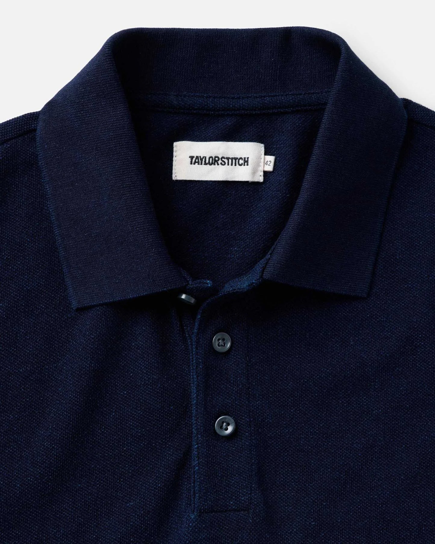 The Pacific Polo in Rinsed Indigo Pique