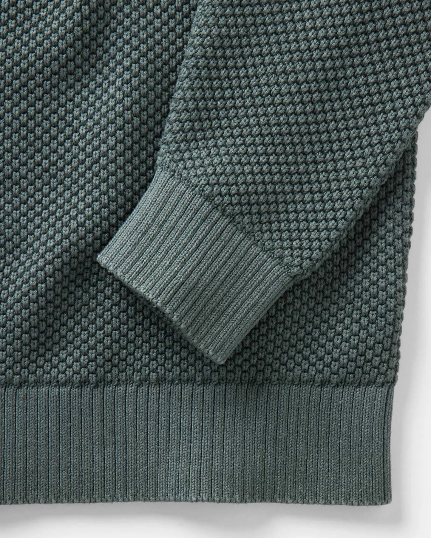 The Crawford Crew Sweater in Faded Spruce