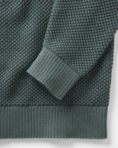 The Crawford Crew Sweater in Faded Spruce