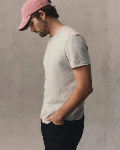 The Organic Cotton Tee in Heather Grey