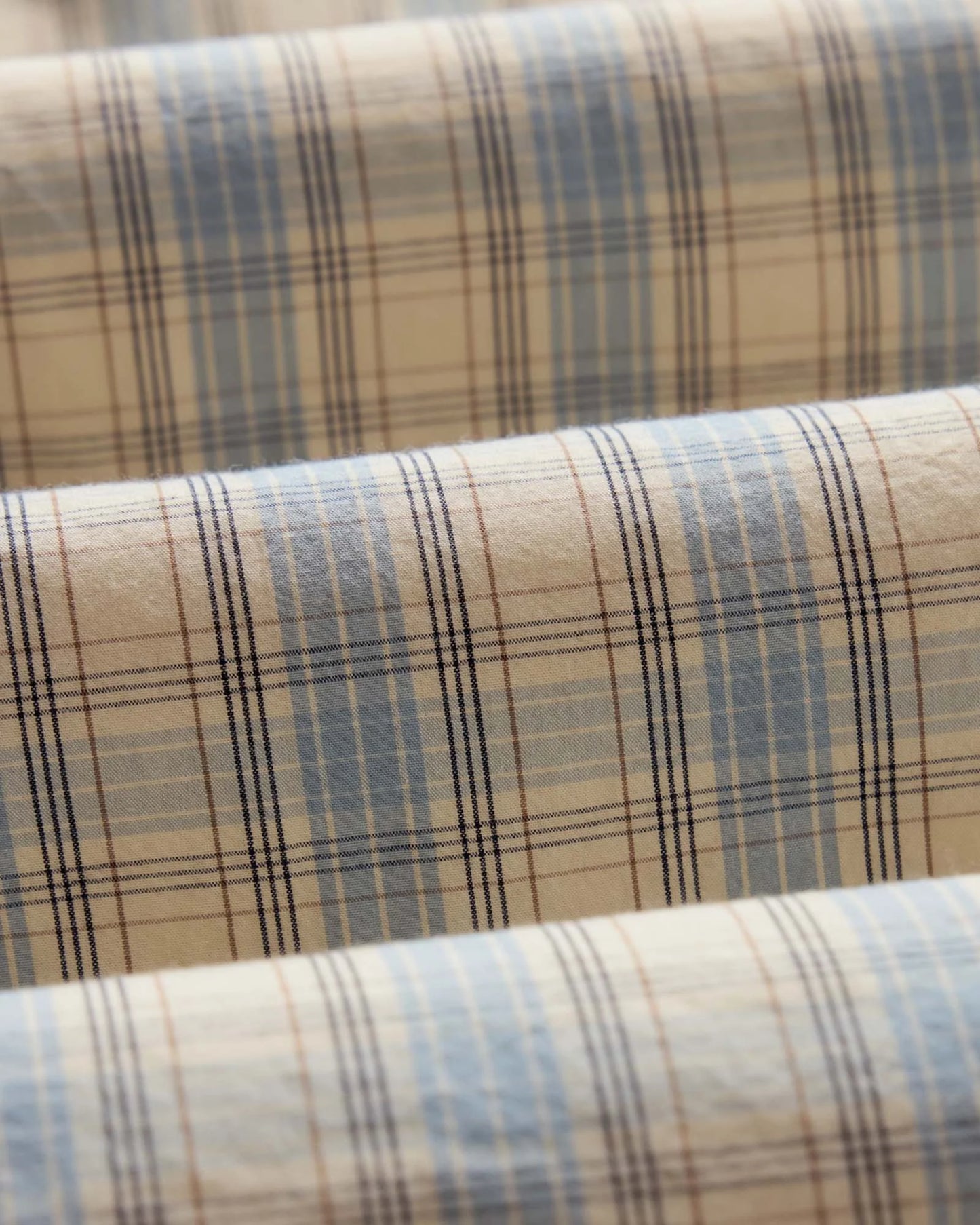 The Logan Popover in Blue Sky Plaid