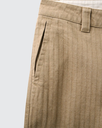 The Emlen Pant in Khaki Herringbone