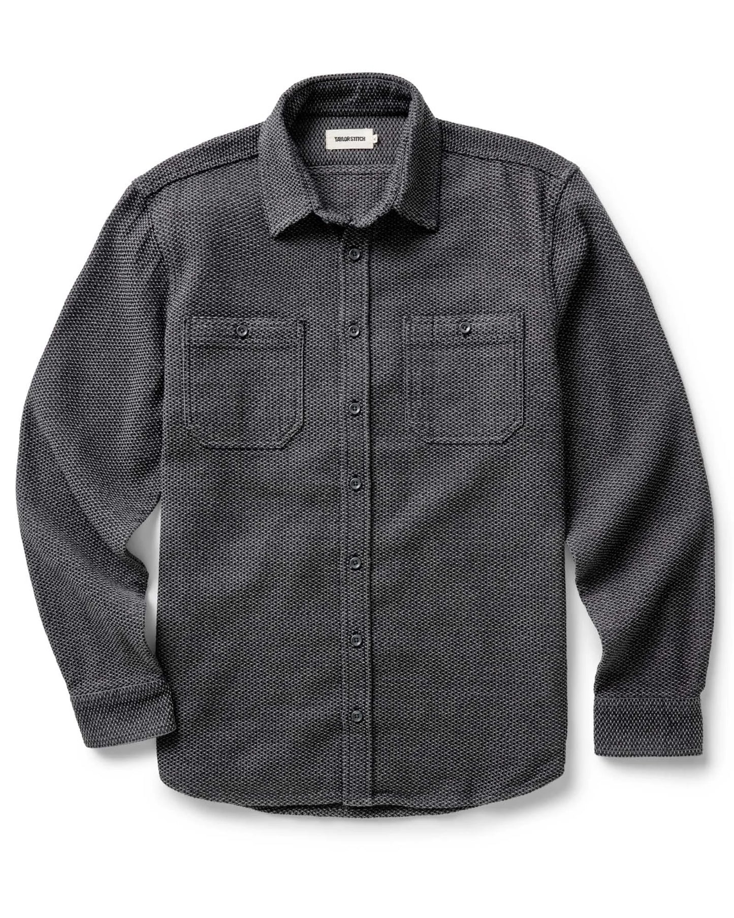 The Utility Shirt in Charcoal Sashiko