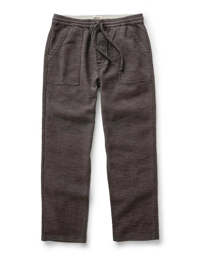 The Breakwater Pant in Charcoal Sashiko
