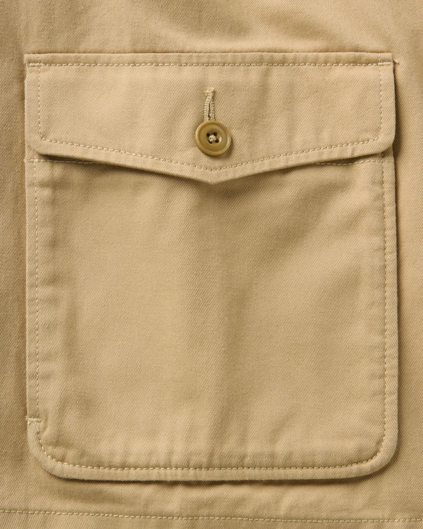 The Airman Jacket in Organic Khaki Foundation Twill