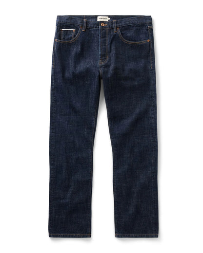 The Straight Jean in Rinsed Organic Selvedge
