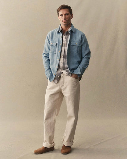 The Division Shirt in Washed Indigo