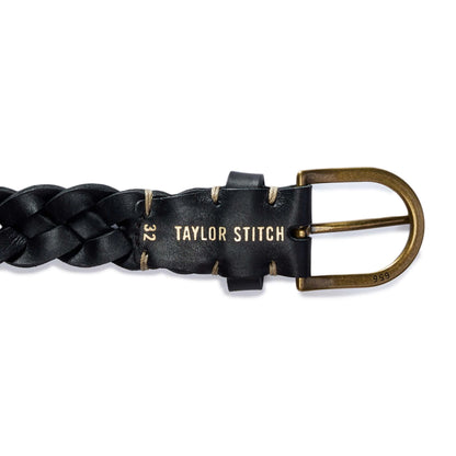 The Braided Belt in Black