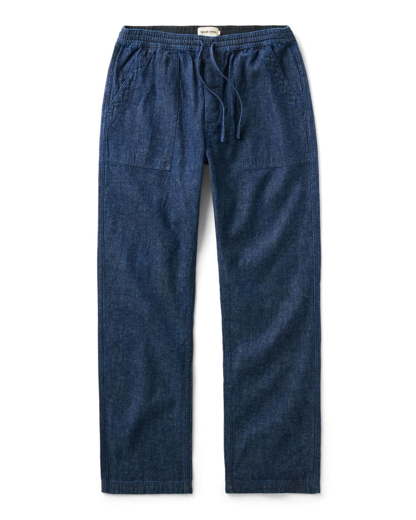 The Breakwater Pant in Rinsed Indigo Hemp Denim
