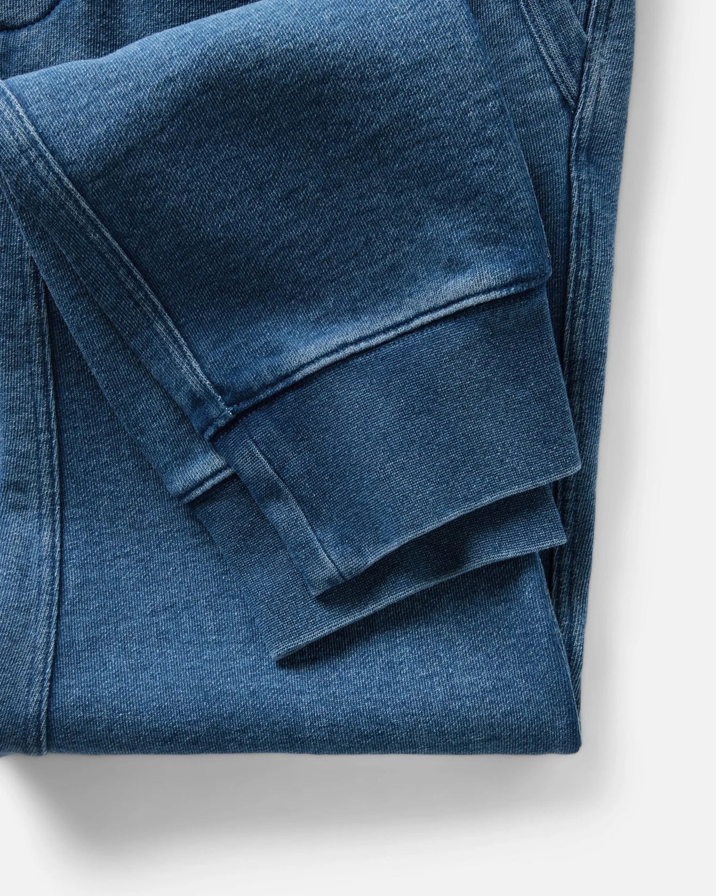 The Sunset Pant in Washed Indigo Terry