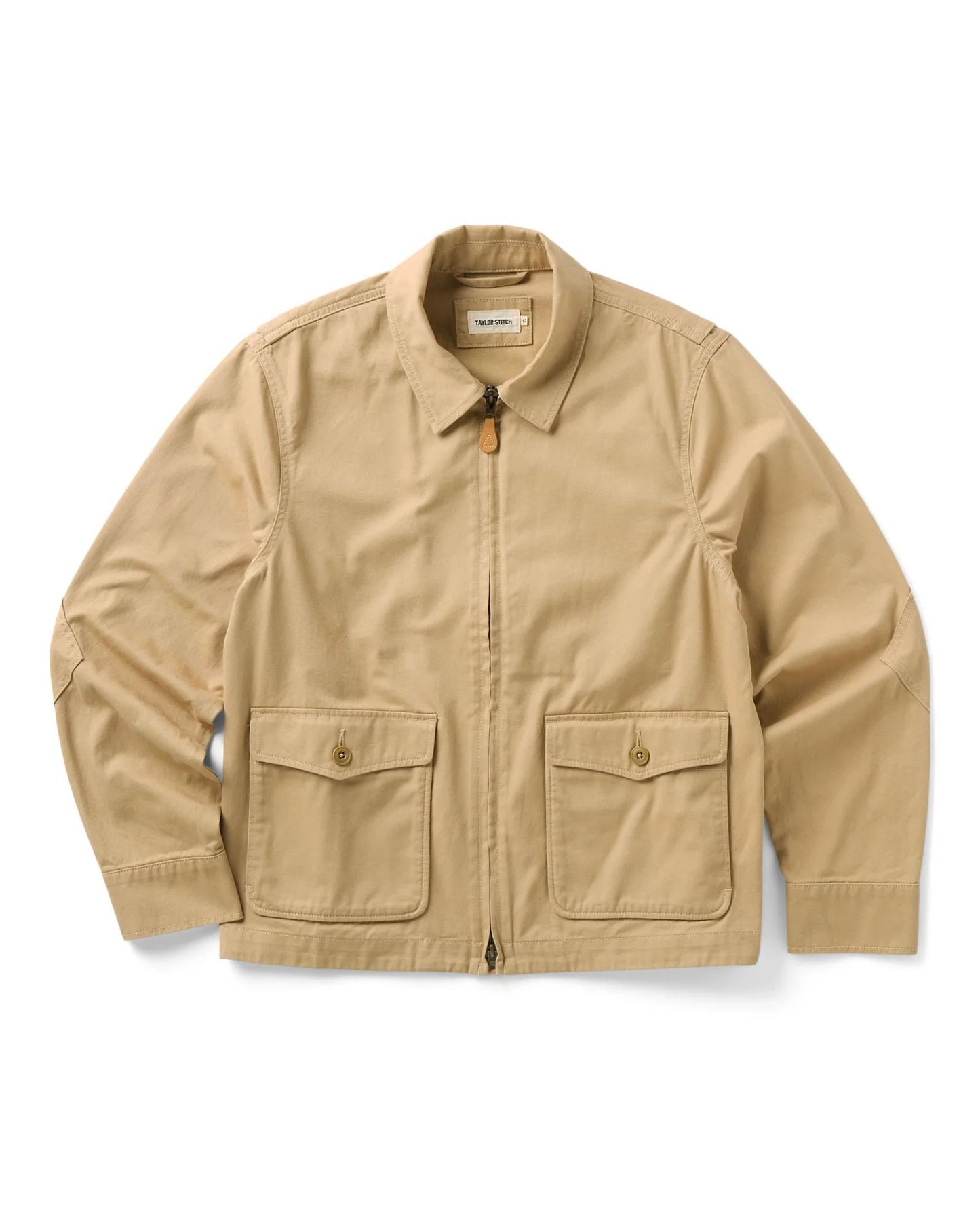 The Airman Jacket in Organic Khaki Foundation Twill