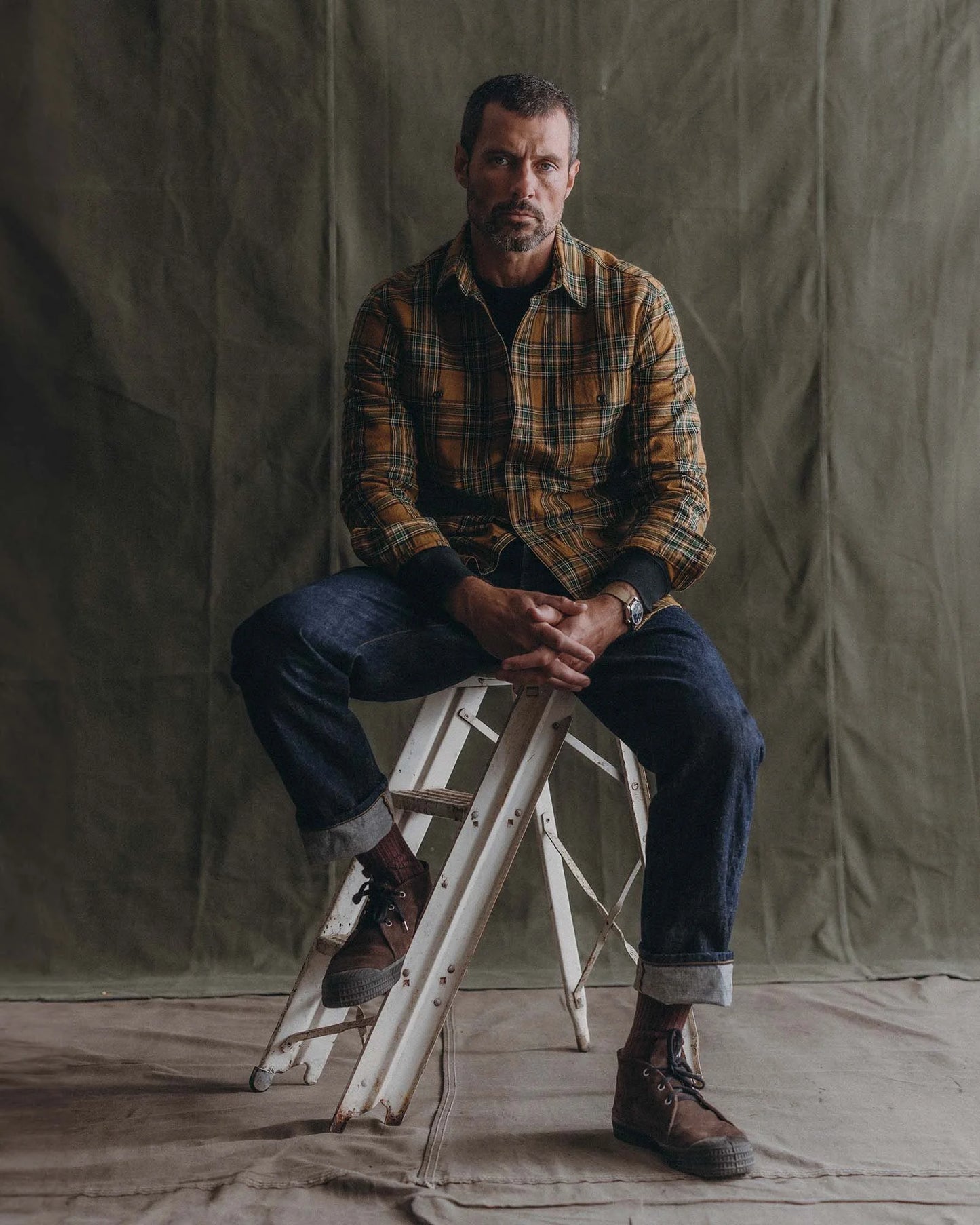 The Craftsman Shirt in Fern Plaid