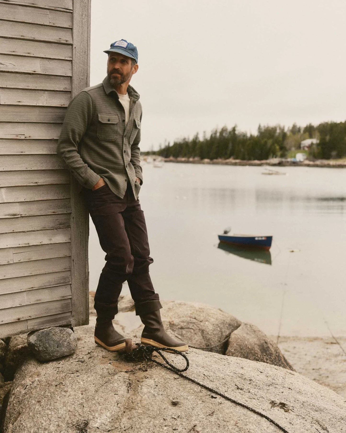 The Good Acre Chore Pant in Coffee Canvas