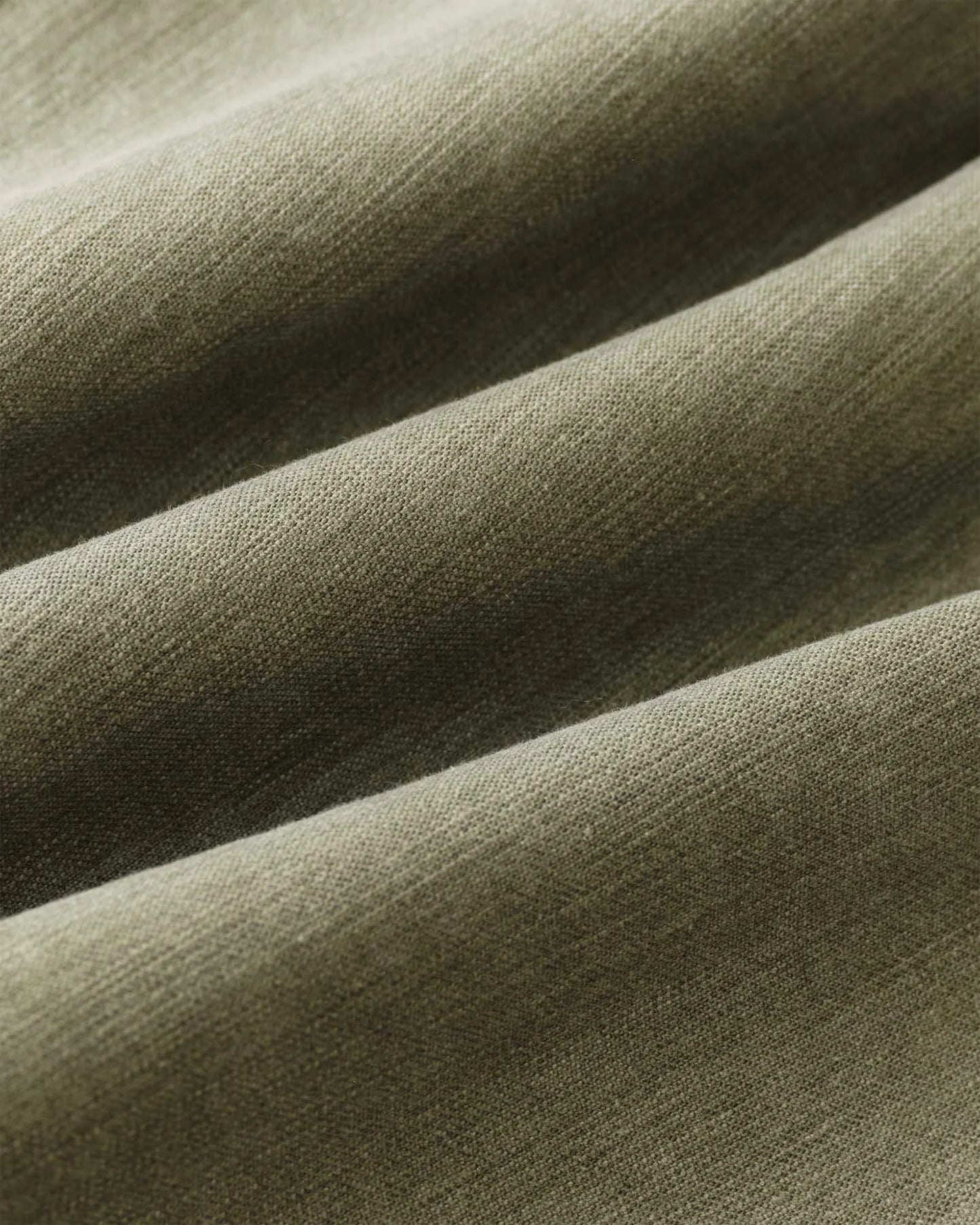 The Surplus Shirt in Field Olive Reverse Sateen